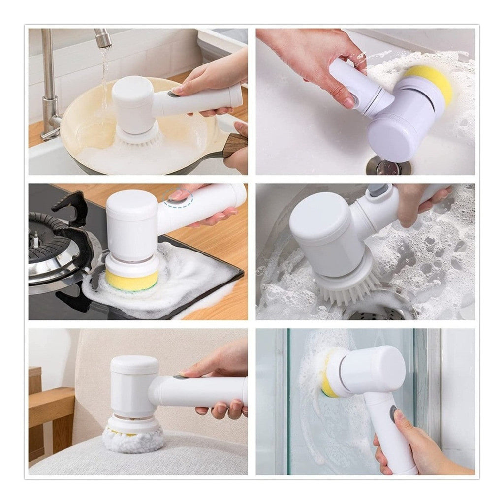 Cepillo Limpiador Giratorio 5 En 1 Hogar