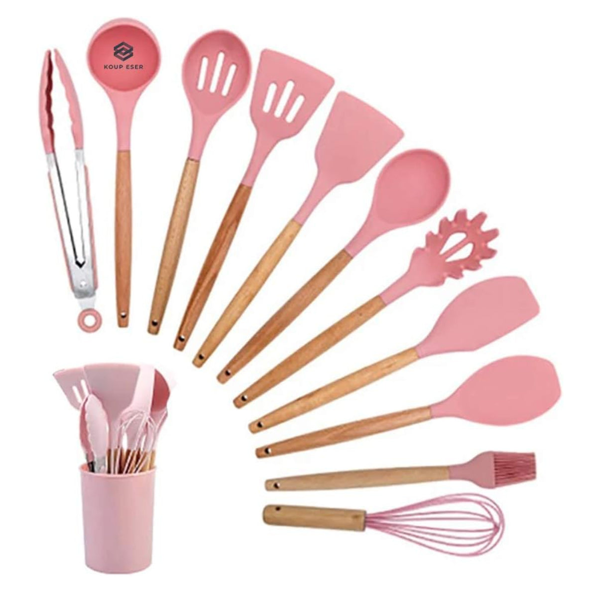 Utensilios Cocina Silicona Set por 12pcs