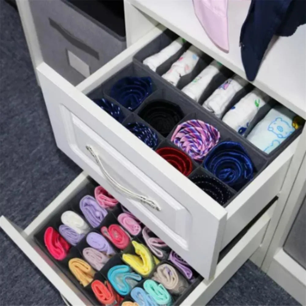 Organizador de Ropa Interior y Medias – Set x4 para Cajones